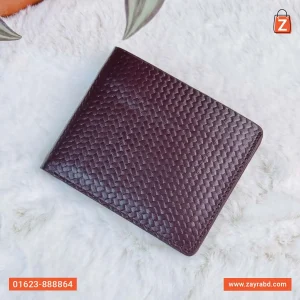 Bifold Leather Wallet - Brown
