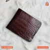 Bifold Leather Wallet - Brown