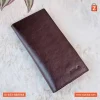 Long Leather Wallet  - Brown