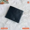 Bifold Leather Wallet - Black